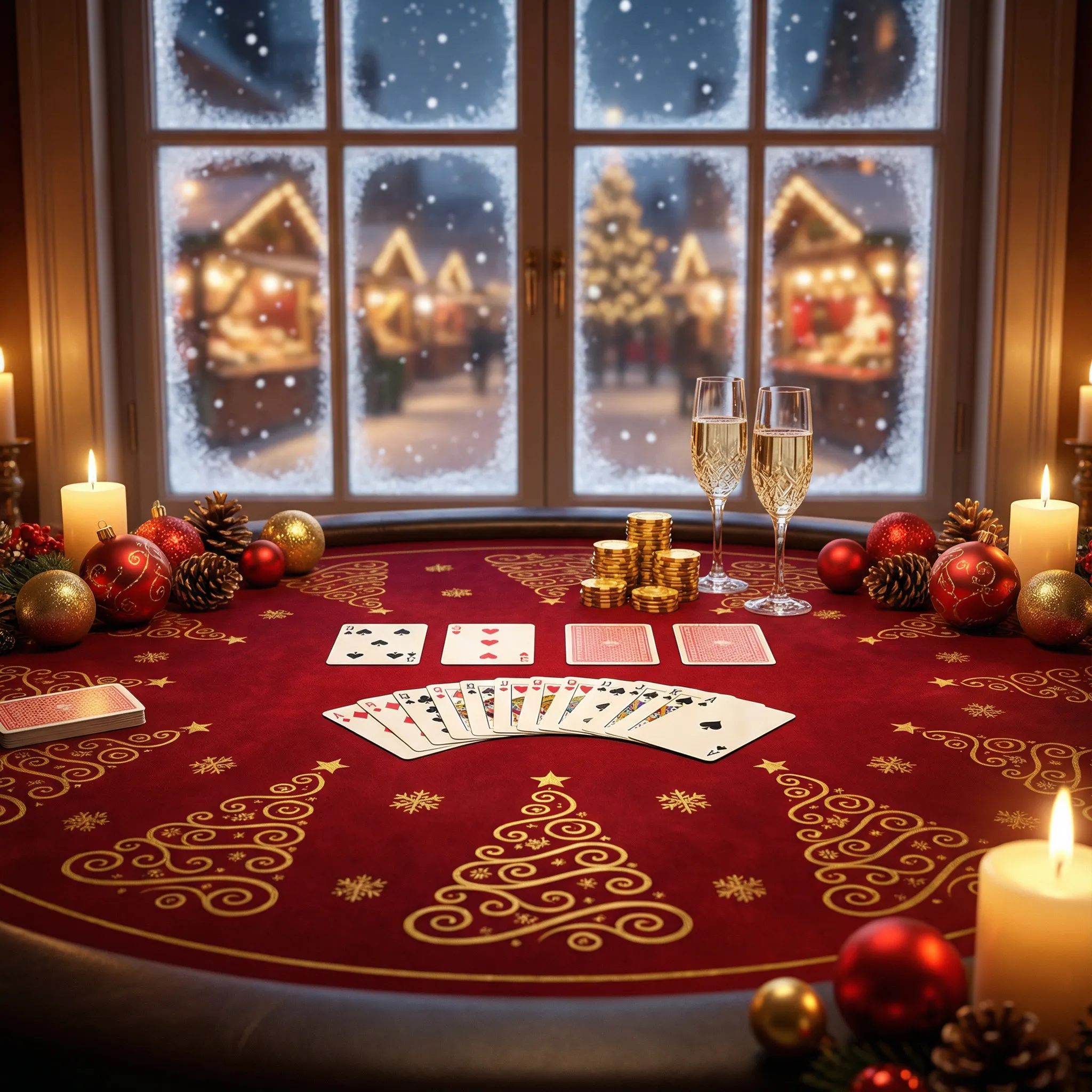 Bacará Elegante - Jogo de cartas premium